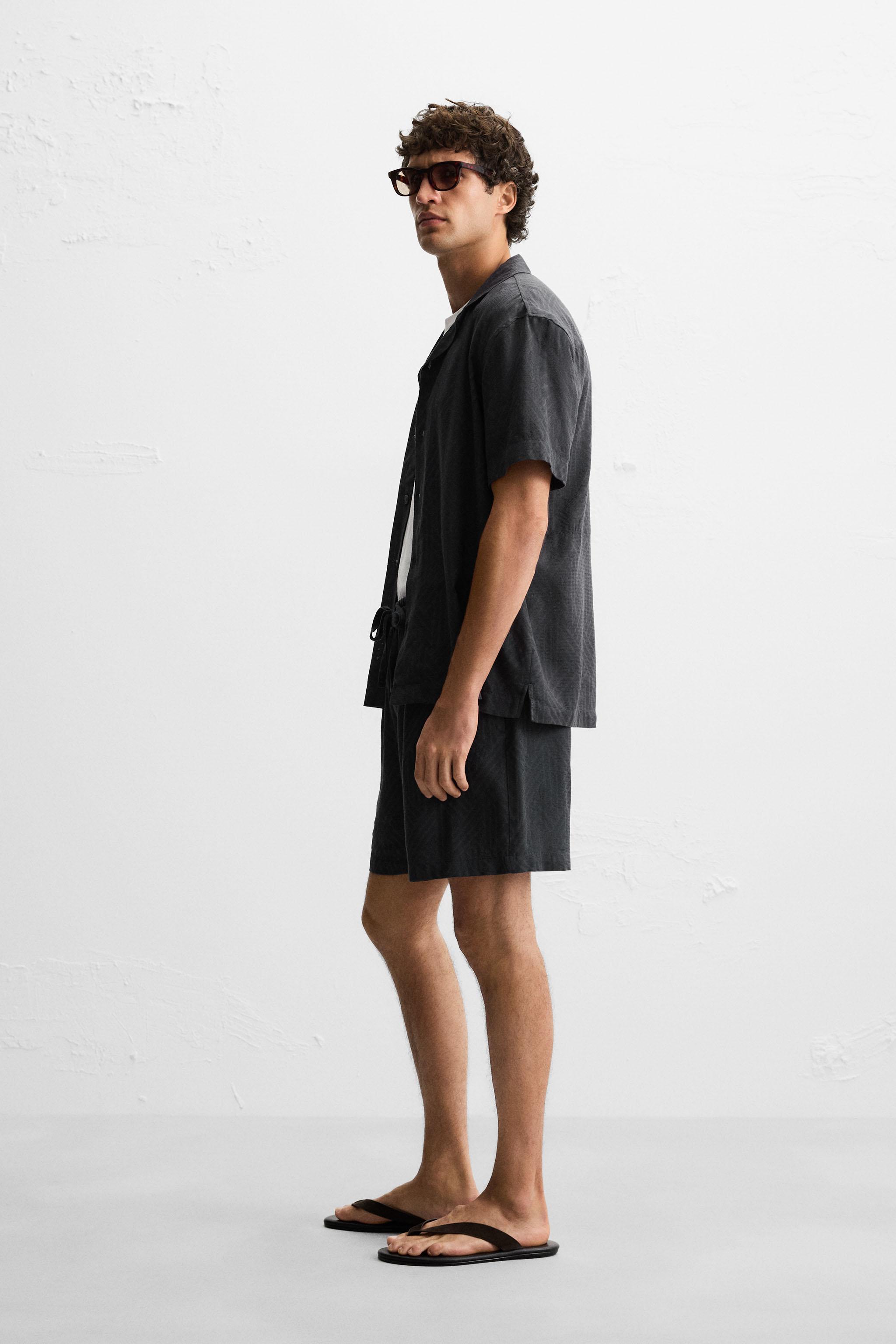 GEOMETRIC JACQUARD SHIRT